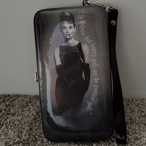 Audrey Hepburn cellphone case and card holder